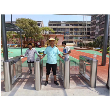 Simple Compact Swing Turnstile for Builiding Entrance Access Control